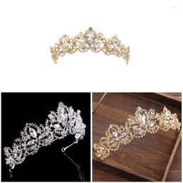 Hair Clips Bridal Retro Crown Headband Women Luxury Wedding Accessories Lady Exquisite Beautiful Elegant