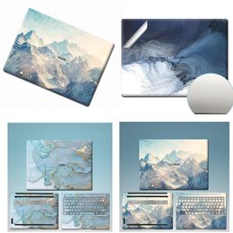 Skins Skins for Huawei MateBook d16 2021 Cover Protective Films protector for d16 hvywap9 Matte Colourful Marble Laptop sticker