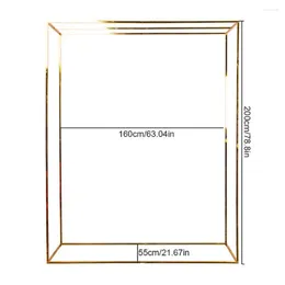 Party Decoration Metal Wedding Arch Frame -gold