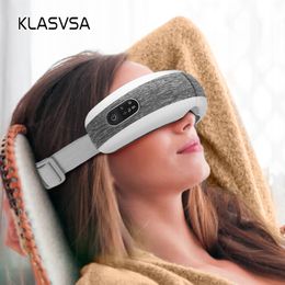 Eye Massager KLASVSA Smart Eye Massager Air Compression Heated Massage For Tired Eyes Dark Circles Remove Massage Relaxation 230609