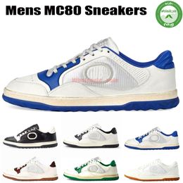 Mac80 Mac 80 Designer Men Womens Sneaker Casual Shoes Snake Chaussures Leather Sneakers Ace Bee Embroidered Stripes White Shoe Flat Walking Sports Trainers