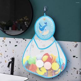 Storage Bags Bath Toy Mesh Bag Cartoon Animal Pattern Hanging Hook Bathtub Organizer Bathroom Supplies