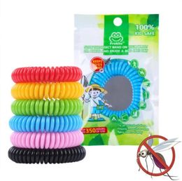 New Anti- Mosquito Repellent Bracelet Bug Pest Repel Wrist Band Insect Mozzie Keep Bugs Away For Adult Children Mix Colours DHL Delivery