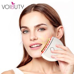 Face Massager Electric Microcurrent Neck Body Lifting AntiWrinkle Beauty LED Pon Therapy Skin Rejuvenation Device Home Spa 230612