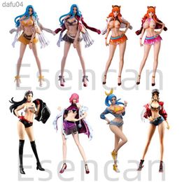 32cm One Piece Boa Hancock Robin nami Nefeltari Vivi fashion GK PVC Action Figure Anime Model toys Collection Kids Toy gifts L230522