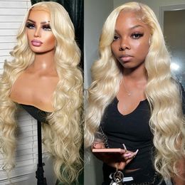 613 Blonde Lace Front Wigs Remy Brazilian Body Wave 4x4 13x4 Human Hair Lace Frontal Wig Pre Plucked Wigs Human Hair For Women