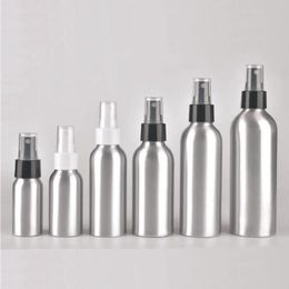 30ml/50ml/100ml/120ml/150ml Portable Aluminium Spray Bottles Perfume Empty Refillable Pump Atomizer Mist Travel Makeup Bottle Seafd