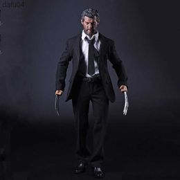 1/6 Scale Male X-man Wolverine Logan Business Suit Clothes Set Cls for 12 Inches Action Figures Bodies L230522