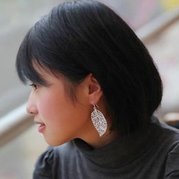 Dangle Earrings Hyperbole Big For Woman Beautiful 925 Sterling Silver Prevent Allergies Fine Jewellery Gift