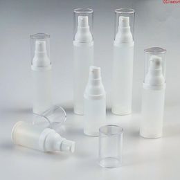 15ml 20ml Travel Mini Cosmetic Airless Bottle DIY Frosting Vacuum 30ml 50ml Liquid Lotion Cream Toiletries Container 150pcs/lotgoods Xdqpn