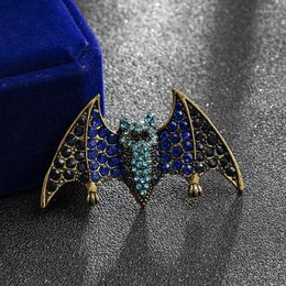 Brooches Luxury Retro Bat Brooch Creative For Men Women Alloy Vintage Fashion Pins Unisex Jacket Accessories Animal Jewellery