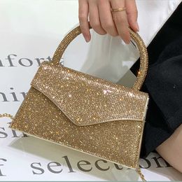 Totes Diamonds Women Handbags Luxury Pearls Party Evening Bags for Women Beading Wedding Purses Rhinestone Shoulder Crossbody Bag Tote