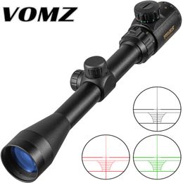 VOMZ 3-9x40 EG Riflescope tactics Hunting Red green lights Scope Outdoor Reticle Sight