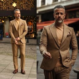New Summer Mens Groom Wedding Suits Groom Slim Fit One Button Formal Work Prom Office Blazer Jacket Pants