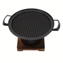 1pc One-person BBQ Grill Indoor Small Barbecue Pot Korean Family Barbecue Stove Home Stove Smokeless Barbecue