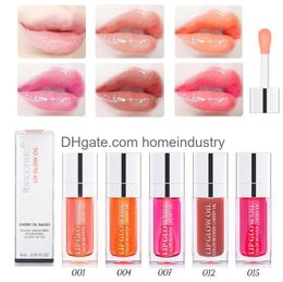 Lip Gloss 6Ml Crystal Jelly Hydrating Care Oil Nonsticky Forma Subtle Shine Glow Tinted Sheer Color Plumperlip Drop Deliver Dhzxg