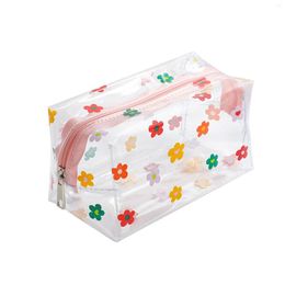 Cosmetic Bags Home Bag Travel Pencil Storage Large Capacity Waterproof For Makeup Women Transparent Case PVC Outdoor Zipper Closure