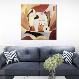 Modern Abstract Canvas Art Mix It up Handmade Oil Painting Contemporary Wall Decor