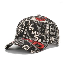 Ball Caps 2023 Fashion Baseball Cap For Student Young Men And Women Spring Summer Sun Hat Graffiti Hats