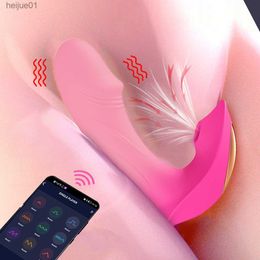 APP Remote Control Clit Sucker Vibrator G Spot Clitoris Stimulator Couple Dildo Vibrating Panties Female Sex Toys for Women 18+ L230518
