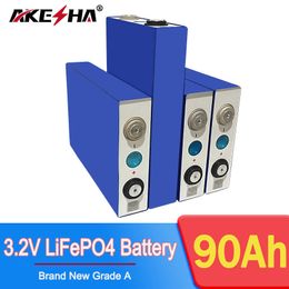 90Ah Lifepo4 Battery 3.2V 100Ah Lithium Iron Phosphate DIY Solar System Golf Cart EV Boat Rechargeable Battery EU US TAX FREE