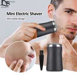 Pocket Size Electric Razor Washable Electric Shaver Rechargeable Shaving Machine for Men Wet-Dry Dual Use Mini Beard Razor L230523