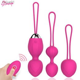 Vaginal Ball Tightening Exercise Kegel Ball 10 Speeds Vibrating Egg Silicone Benwa Sall G-spot Vibrator Erotic Female Sex Toys L230518