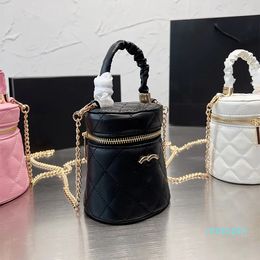 2023-Designer bag luxury package solid color leather design crossbody bag temperament versatile wallet fashion style distribution