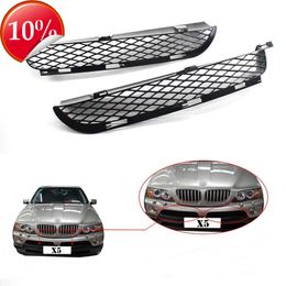 New For BMW X5 E53 2004 2005 2006 Front Lower Bumper Grille Inlet Grill Exterior Replacement Accessories 51117116397 51117116398