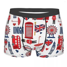 Underpants London Design Cotton Panties Shorts Boxer Briefs Male Underwear Comfortable