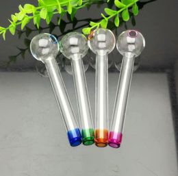 Glass Pipes Smoking Manufacture Hand-blown hookah Spray Coloured Mini Glass Direct Boiling Pot