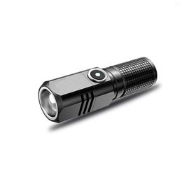 Flashlights Torches Super Bright LED Flash Light Type-c Fast Charge Powerful Handheld For Emergency And Outdoor Use HEE889