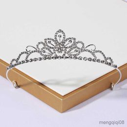 Wedding Hair Jewelry Simple Classic Elegant Luxury Tiaras and Crowns for Her Bridal Headdress Women's Jewelery R230612