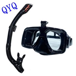 Diving Masks Professional Underwater Mask Camera Diving Masks Swimming Goggles Snorkel Scuba Diving Equipment Camera Holder Fsports cameras 230612