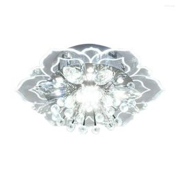 Chandeliers Modern 9W LED Crystal Chandelier Pendant Flower Shape Lamp Hallway Decor Light