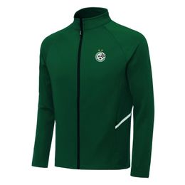 Maccabi Haifa Cappotto sportivo per il tempo libero da uomo Cappotto caldo autunnale Camicia sportiva da jogging all'aperto Giacca sportiva per il tempo libero