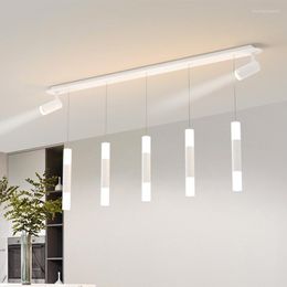 Pendant Lamps LED Bar Light Front Desk Modern Minimalist Restaurant Creative Personality Living Room Long Strip