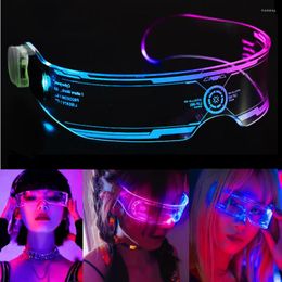 Party Decoration Christmas Colourful Luminous Glasses Music Bar KTV Valentine's Day LED Glow Goggles Festival Props High Quality