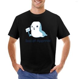 Men's Polos Seal Of Approval T-Shirt Sports Fan T-shirts Graphic T Shirt Mens Cotton Shirts
