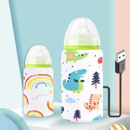 Bottles# USB Outdoor Heater Hot Bag Voltage Low Current Heating Safe Baby bottle Holder G220612