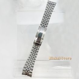 Watch Bands Strap 20mm Silver Gold Jubilee Bracelet Slide Glide Lock Clasp 904L Stainless Steel Fit Case Band