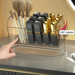 Storage Boxes Functional Multifunctional 180-Degree Rotating Brush Box Space-saving Eco-friendly Cosmetic Home Supply