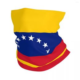 Scarves Venezolana Bandana Neck Gaiter Printed Venezuela Flag Mask Scarf Warm Headwear Hiking For Men Women Adult Winter