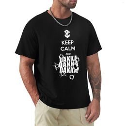 Men's Polos Keep Calm And Dakka T-Shirt Graphic T Shirt Cute Tops Men Long Sleeve Shirts