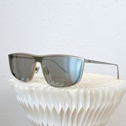 Designer Sunglasses for Men Women Top Quality Silver Black Polarised Eyeglasses Fashion Mens Dress Driving Glasses with Box SL605