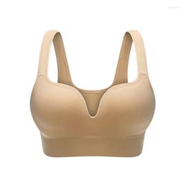 Yoga Outfit Women Sport Bras Shirt Fitness Running Vest Underwear Padded Bra Crop Sports Workout Top Wireless Push Up Brassiere