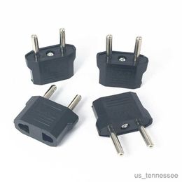 Power Plug Adapter 100Pcs/lot US/USA to Euro Round Socket Travel Outlet Converter R230612