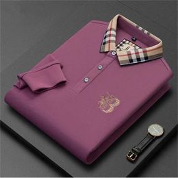 Men's Polos Brand Autumn Winter Arrivals Soft Knitwear Pure Colour Turn-down Collar Sweater Pullover Men Clothing KIR1