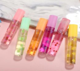Transparent Fruit Nutritious Gloss Lipgloss Natural Colour Change Jelly Liquid Lipstick Moisturising Lip Gloss Cute