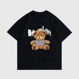 T shirt Designer tshirt Palm shirts for Men Boy Girl sweat Tee Shirts Printing Bear Oversize Breathable Casual Angels T-shirts 100% Pure Cotton Size S-4XLcc